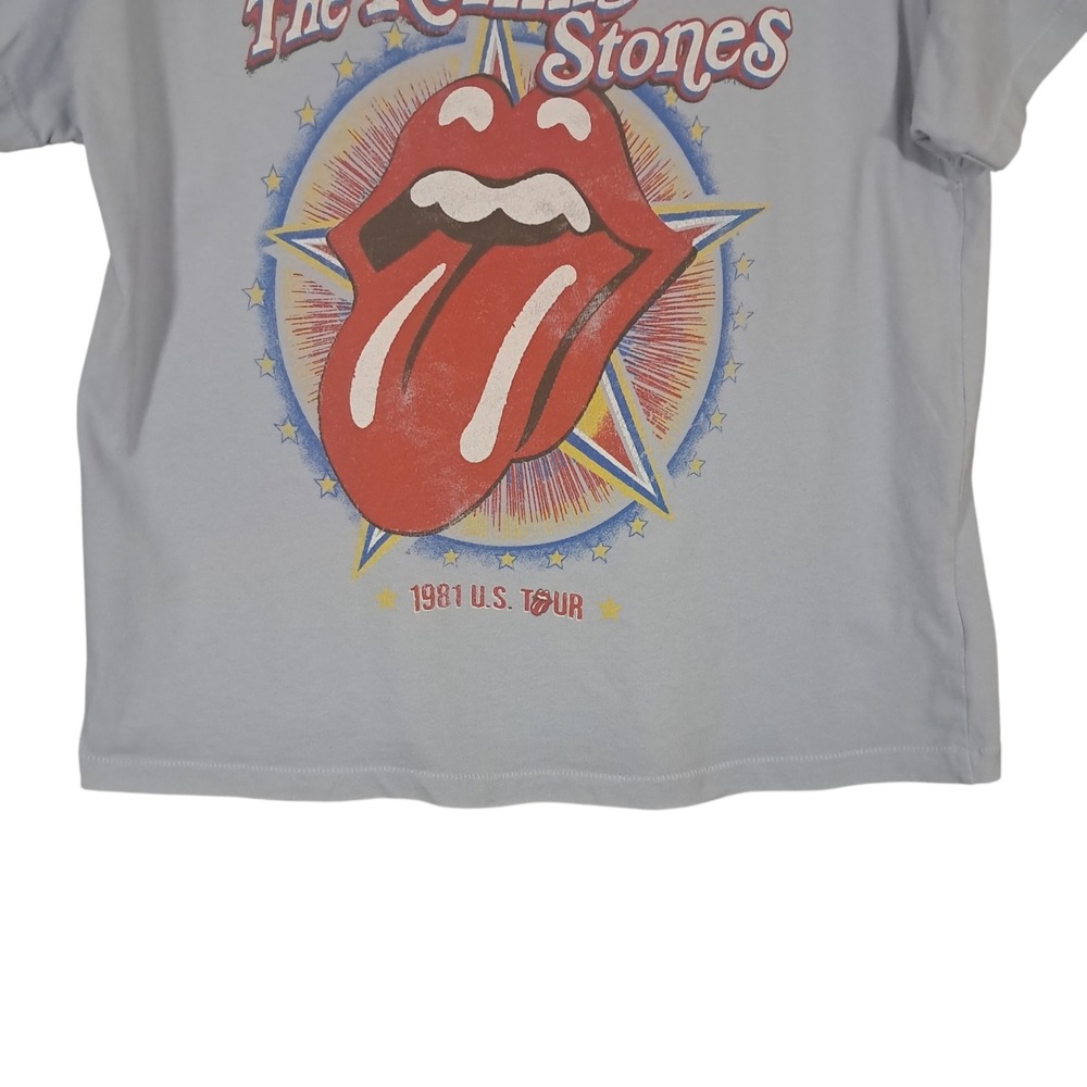 Daydreamer Rolling Stones 1981 Tour Graphic‎ Tee Womens Medium Lightweight Soft - Picture 5 of 14